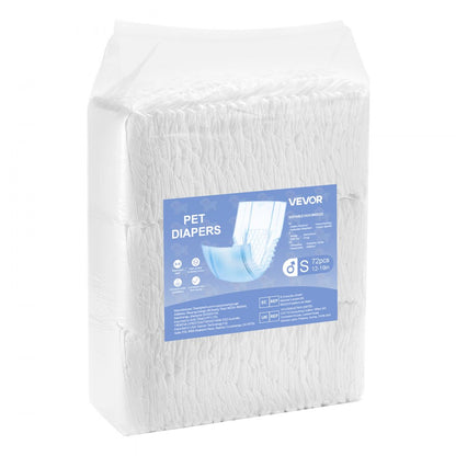 VEVOR Disposable Male Dog Diapers Super Absorbent Male Dog Wraps S 144 Count