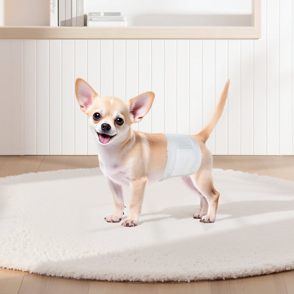 Disposable Male Dog Diapers Super Absorbent Male Dog Wraps XS 144 Count
