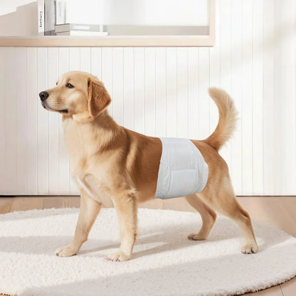 VEVOR Disposable Male Dog Diapers Super Absorbent Male Dog Wraps M Size 96 Count