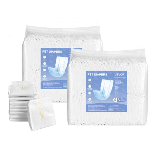 Disposable Male Dog Diapers Super Absorbent Male Dog Wraps S Size 96 Count