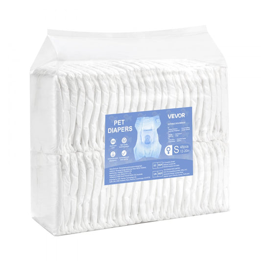 VEVOR Disposable Dog Diapers Super Absorbent Female Dog Diapers S Size 96 Count