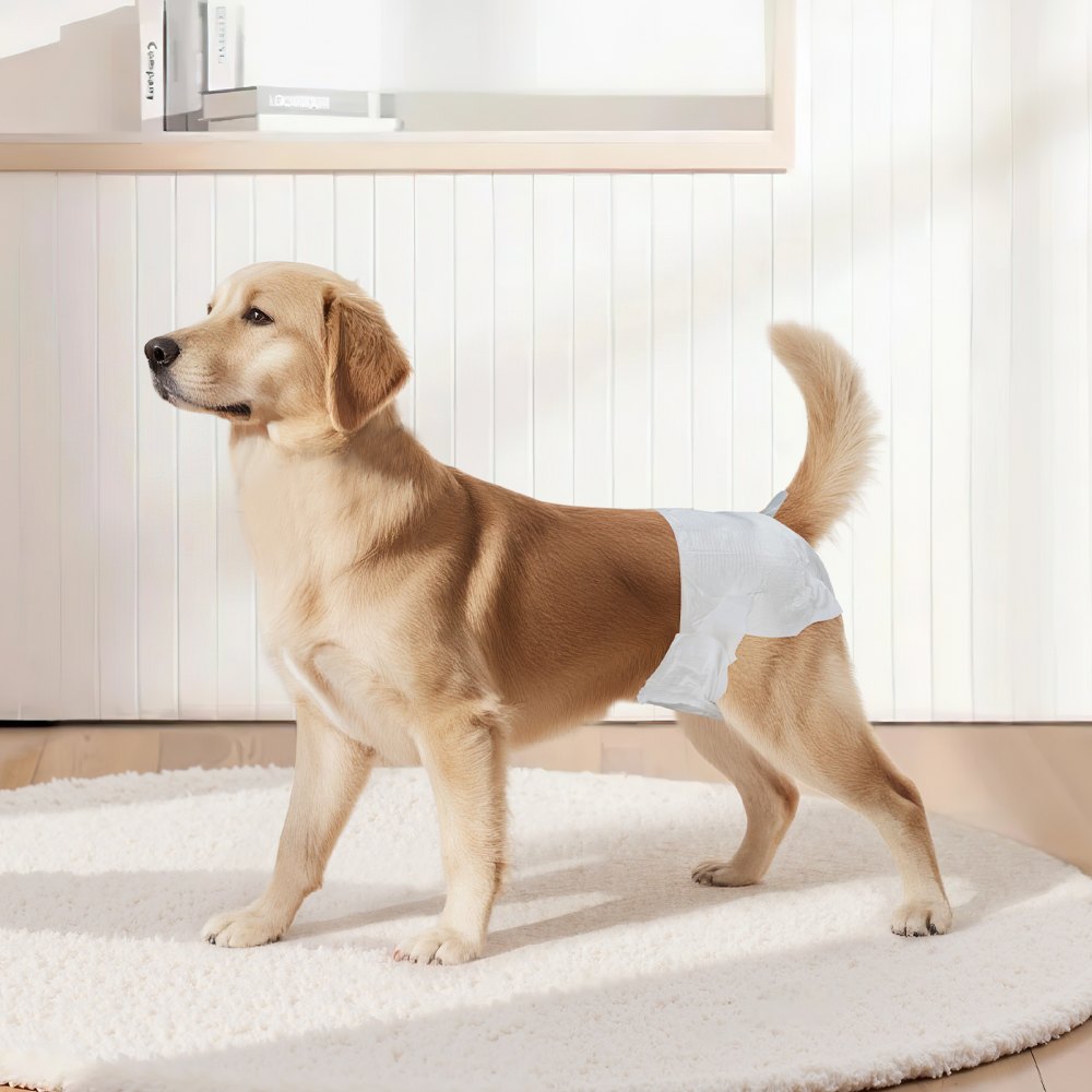 Disposable Dog Diapers Super Absorbent Female Dog Diapers M Size 96 Count