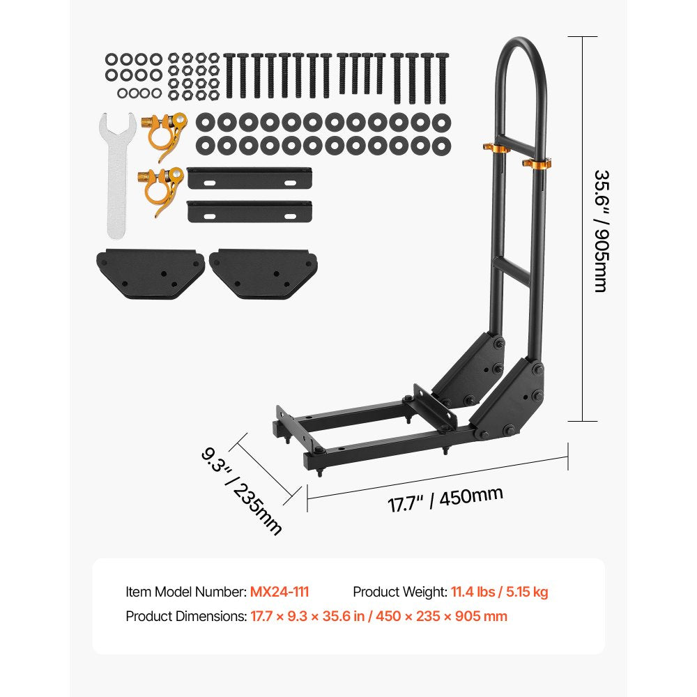 Golf Cart Rear Seat Grab Bar for Most Golf Carts with Metal Footplates