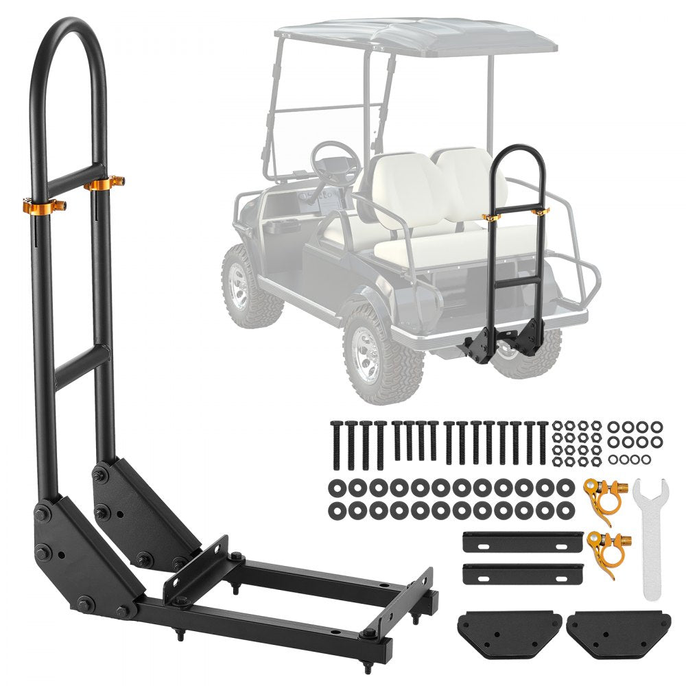 Golf Cart Rear Seat Grab Bar for Most Golf Carts with Metal Footplates