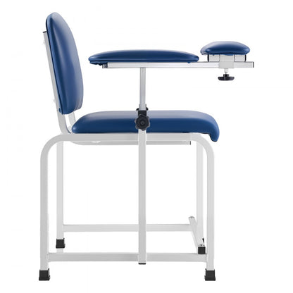 VEVOR Phlebotomy Chair Blood Draw Chair with Adjustable Armrests and Flip Arm
