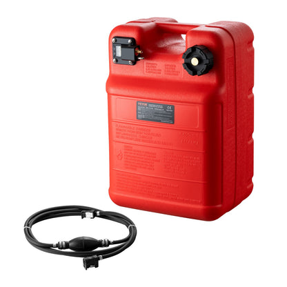 VEVOR Boat Fuel Tank Portable Marine Outboard Gas Tank 6.34 Gallon/24L with Hose