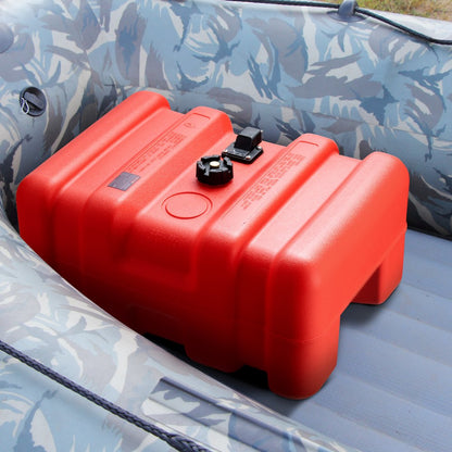 VEVOR Boat Fuel Tank Portable Marine Outboard Gas Tank 12 Gal/55L with Hose