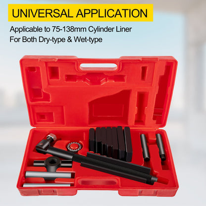 Cylinder Liner Puller Kit for 0.075-0.138 Meter Diesel Engines, 45# Steel