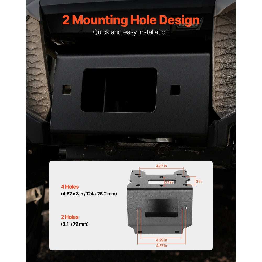 Trailer Hitch Winch Mount for Polaris Sportsman Models (2009 and Newer)