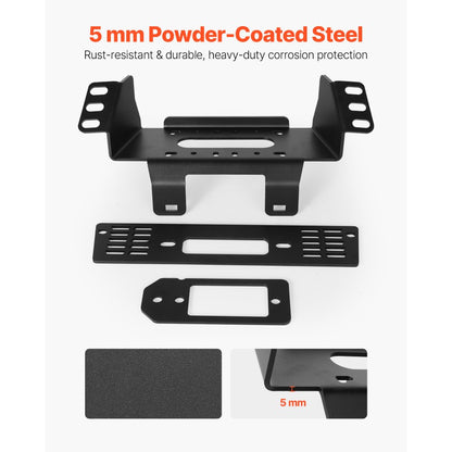 Trailer Hitch Winch Mount for Select Polaris Ranger Models (2010-2021)