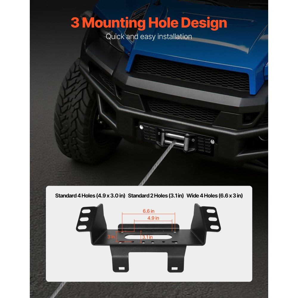 Trailer Hitch Winch Mount for Select Polaris Ranger Models (2010-2021)