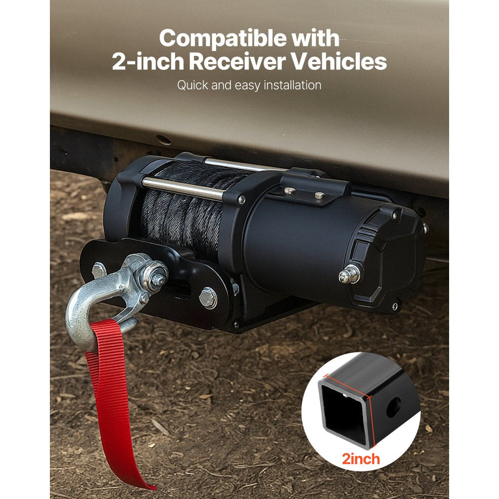 Winch Mount 1633 kg Trailer Hitch Winch Mount with 50.8 mm Receiver