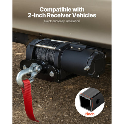 Winch Mount 1633 kg Trailer Hitch Winch Mount with 50.8 mm Receiver