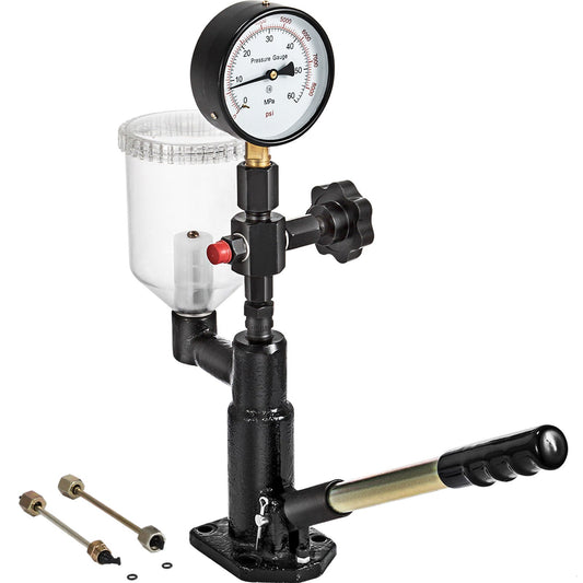 Diesel Injector Nozzle 
Pressure Tester Dual scale Manometer Test Tool 0-600Bar