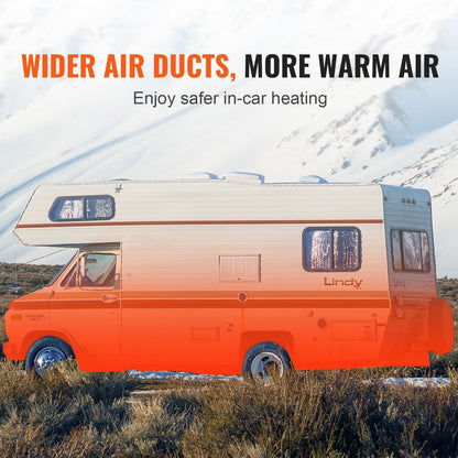 Diesel Heater Ducting Kit: 0.76m Air Hose & 0.6m Exhaust Pipe for Parking Heaters