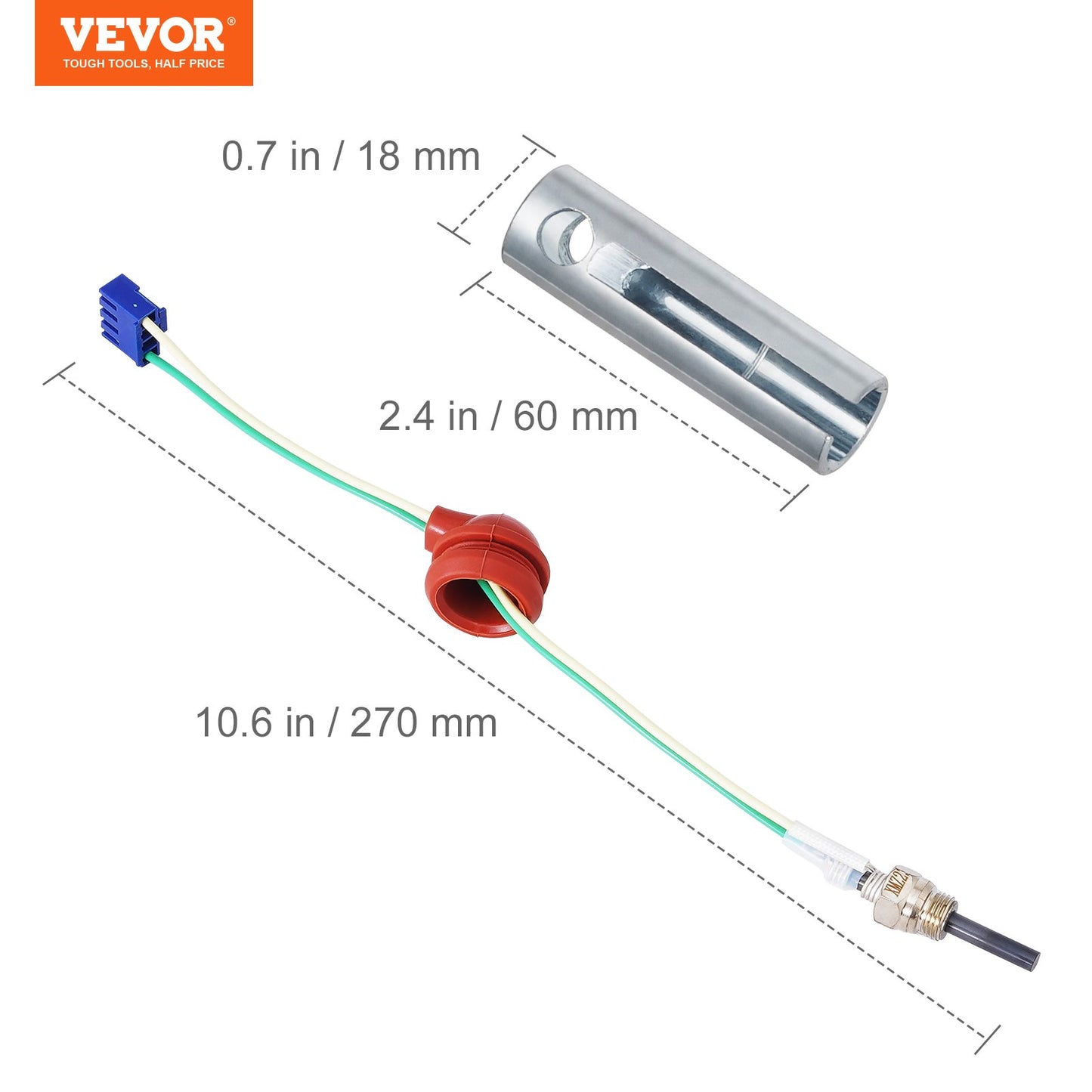VEVOR Diesel Heater Glow Plug Kit, Ceramic Glow Plug Repair Kit, Air Diesel Parking
