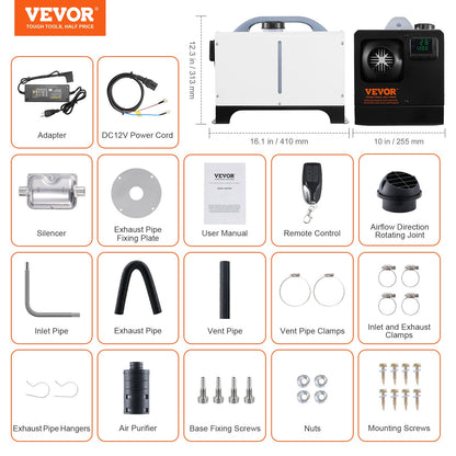 VEVOR 5-8KW Diesel Heater, Diesel Air Heater All in One with Remote Control and