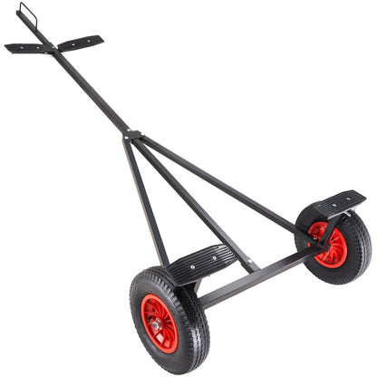 Adjustable Carbon Steel Boat Trailer Dolly, 190 kg Capacity, 2.44-2.94 m Length