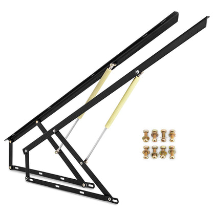 Hydraulic Lift Kit for Sofa Bed, 120cm Steel, 120kg Load, Black