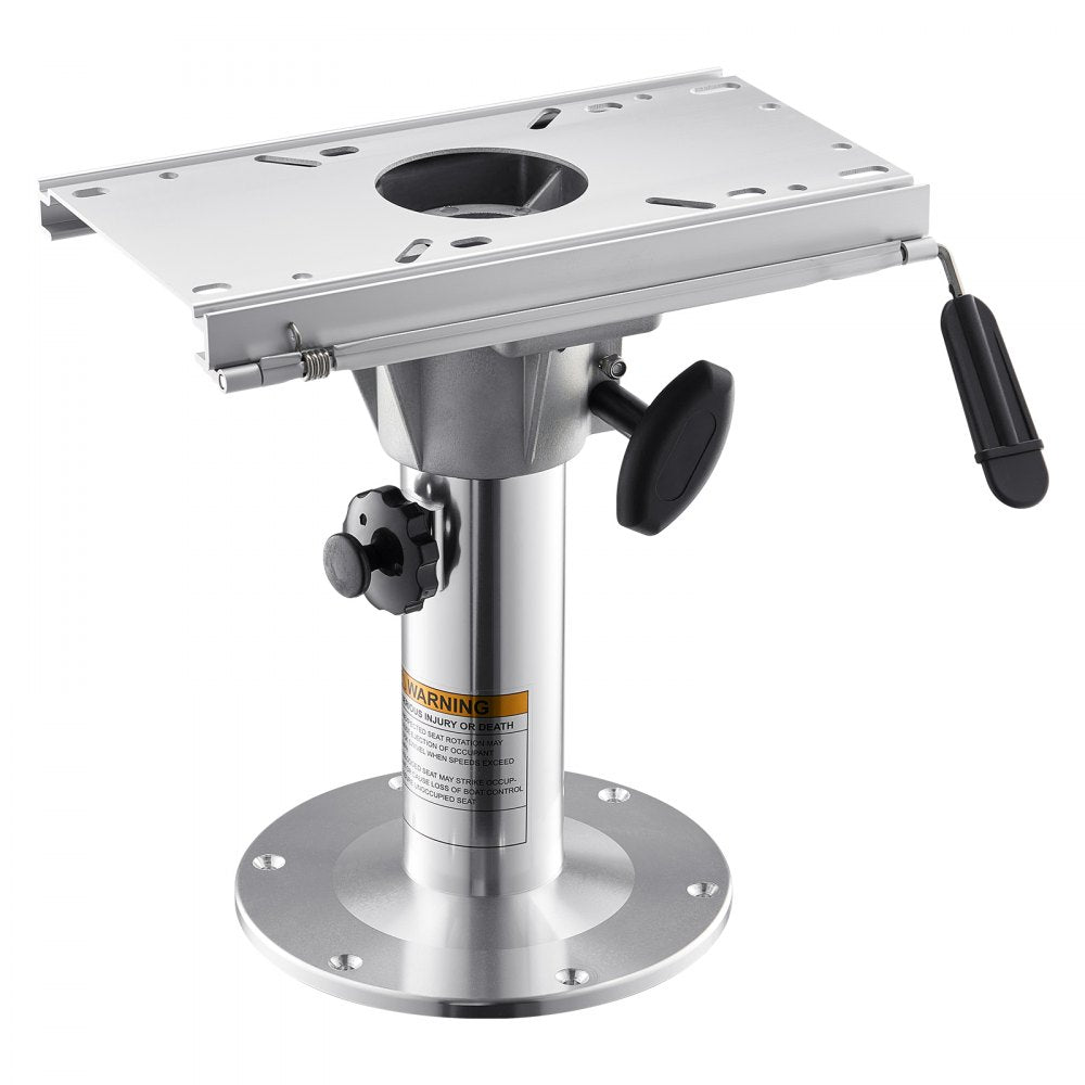 VEVOR Boat Seat Pedestal 13.39-19.2 Inches Height Adjustable Boat Seat Mount