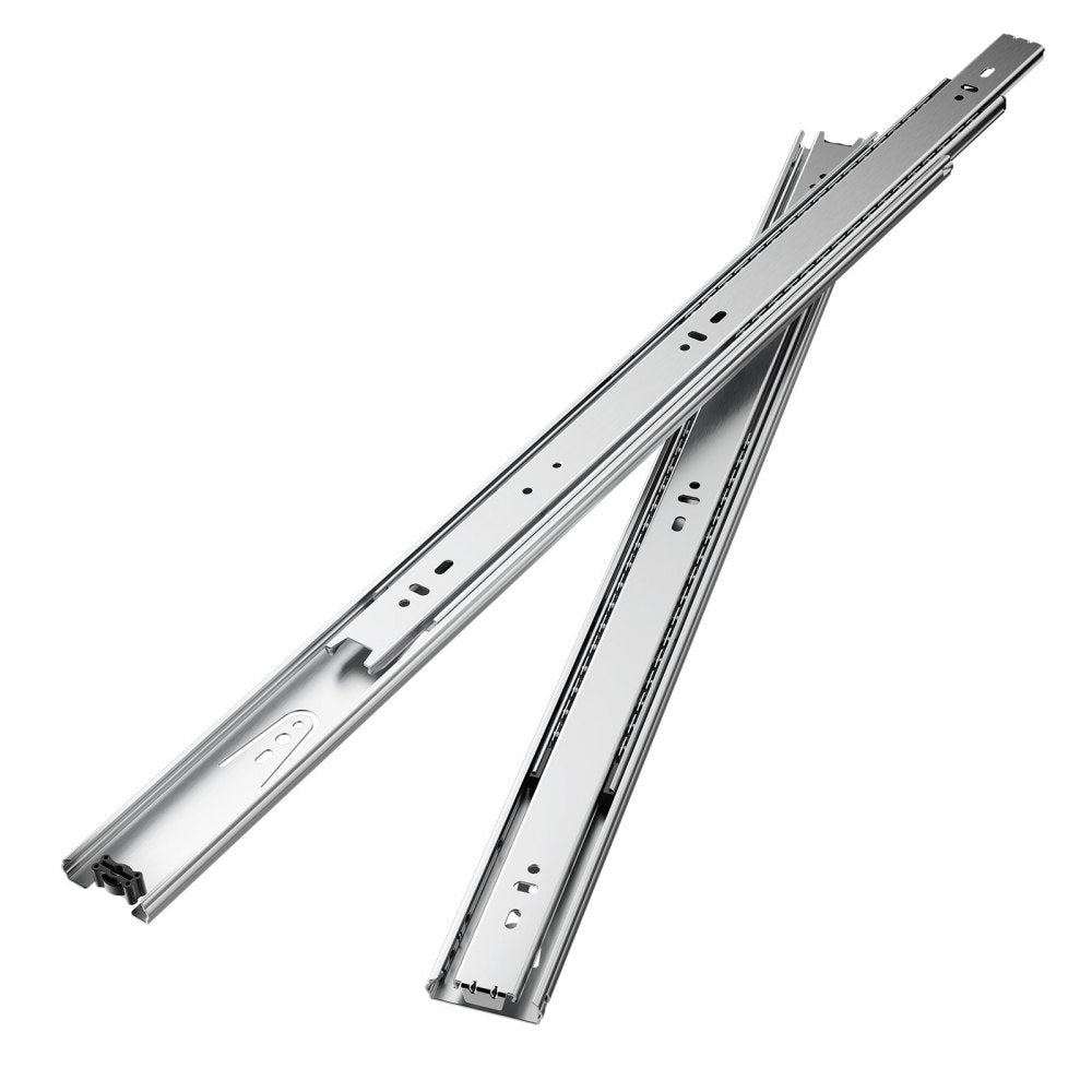 VEVOR Drawer Cabinet Slides Side Mount 24 inch 10 Pairs 100 LB Load Replacement