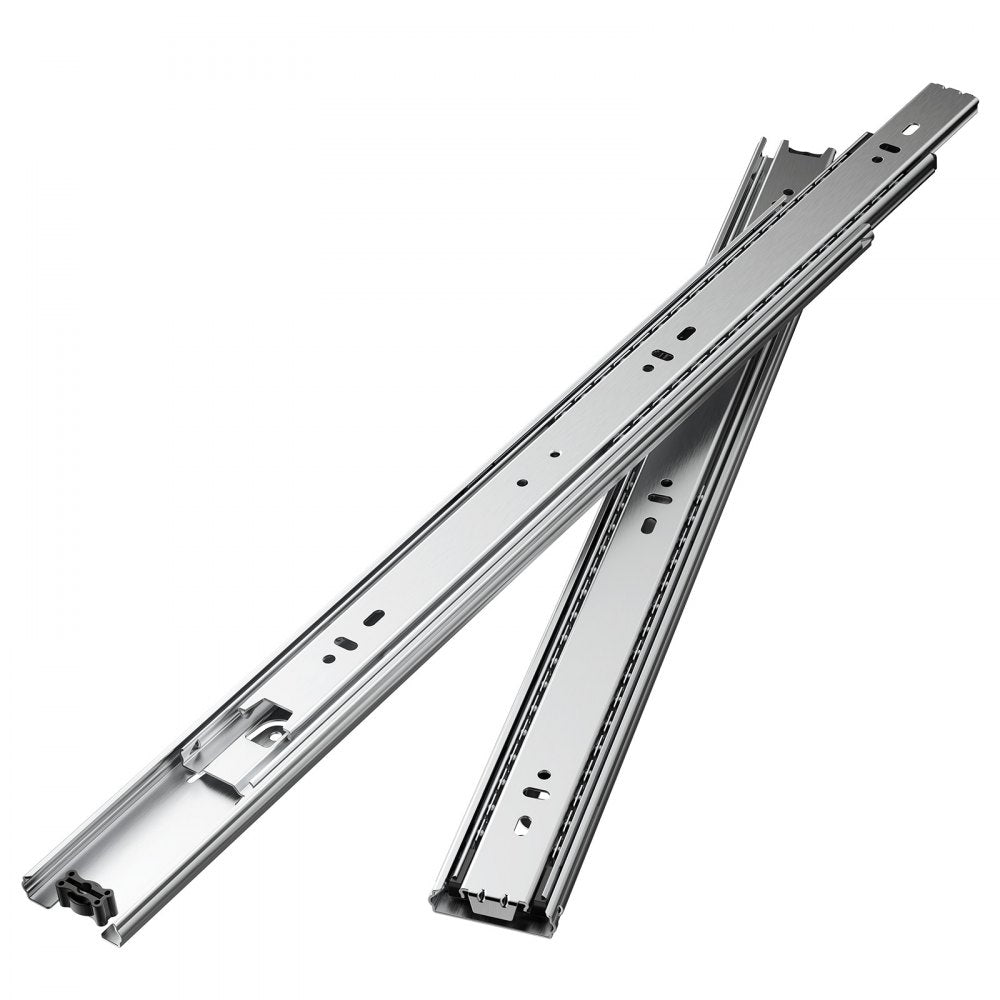 VEVOR Drawer Cabinet Slides Side Mount 18 inch 10 Pairs 100 LB Load Replacement