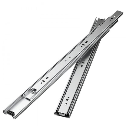 VEVOR Drawer Cabinet Slides Side Mount 18 inch 10 Pairs 100 LB Load Replacement