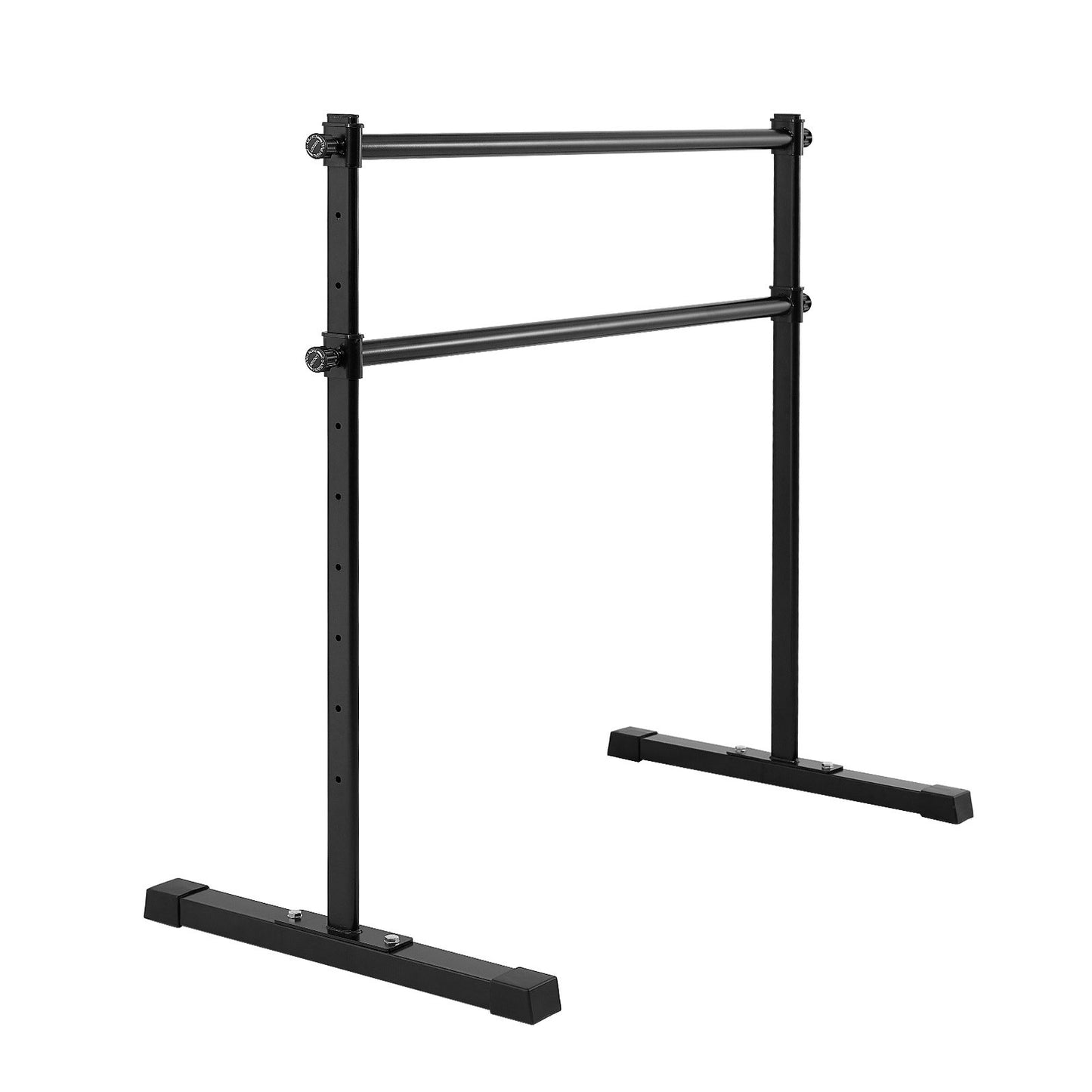 Ballet Barre, Double Barre Bar for Home, Freestanding Portable Ballet Stretching Dance Bars, Height Adjustable Anti-Wobble Fitness Gym Studio Equipment, for Pilates Balance Workout