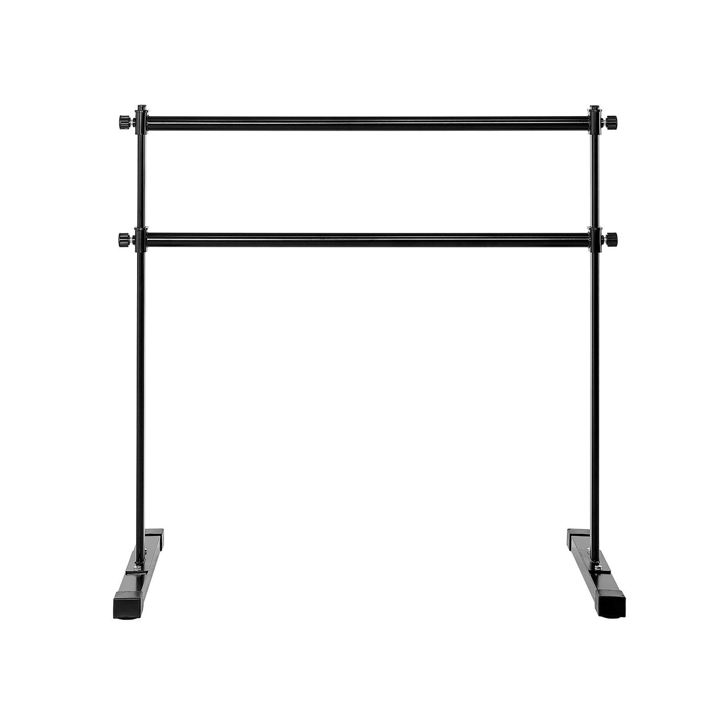 Ballet Barre, Double Barre Bar for Home, Freestanding Portable Ballet Stretching Dance Bars, Height Adjustable Anti-Wobble Fitness Gym Studio Equipment, for Pilates Balance Workout