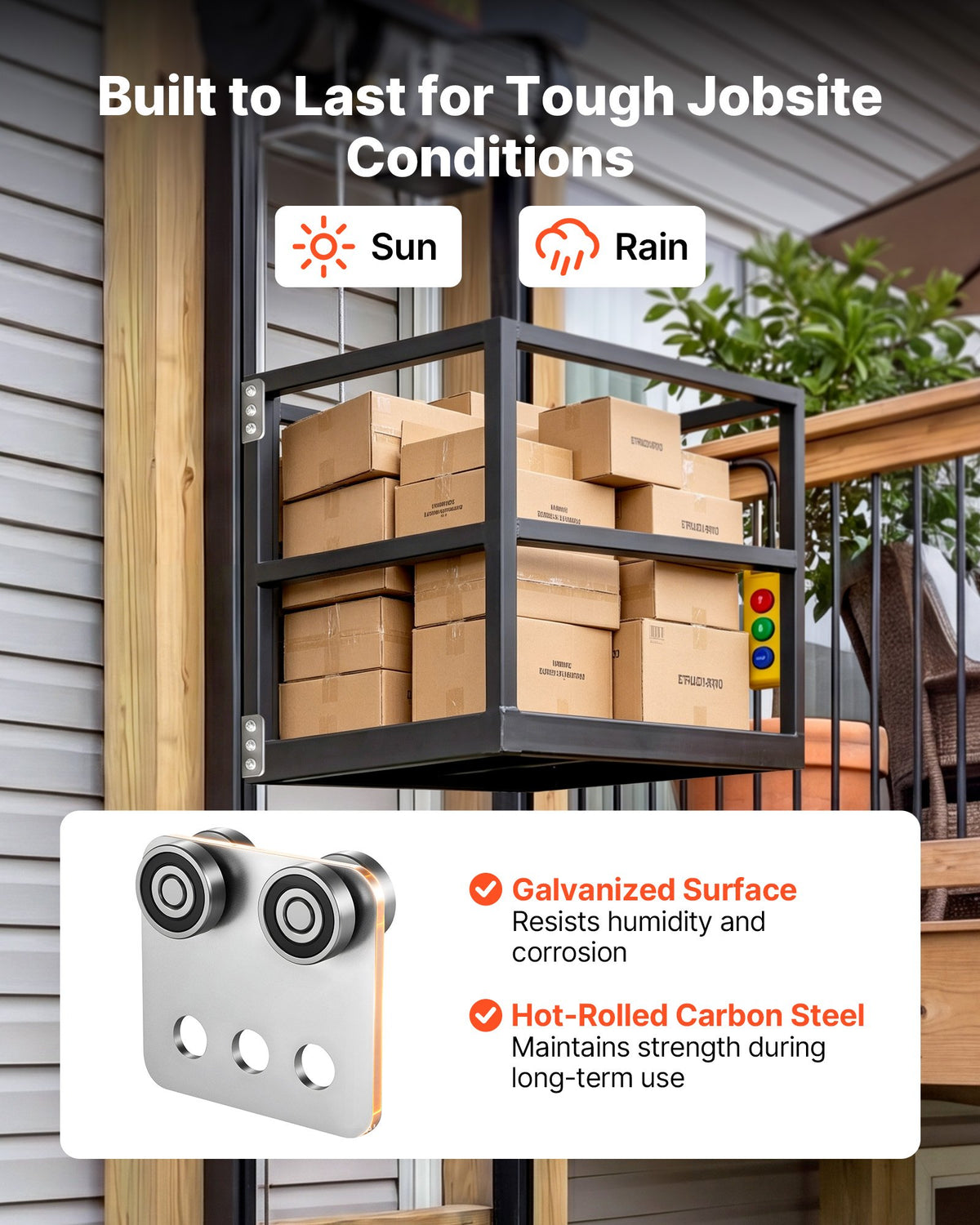 4 Wheel Trolley Assembly Rollers, 4 Pcs 499 kg Load, Dual Bearing Trolley Assembly for 1-5/8" Wide and All 1-5/8" or Taller Strut Channel, Heavy Duty Sliding Track System for Warehouse Garage