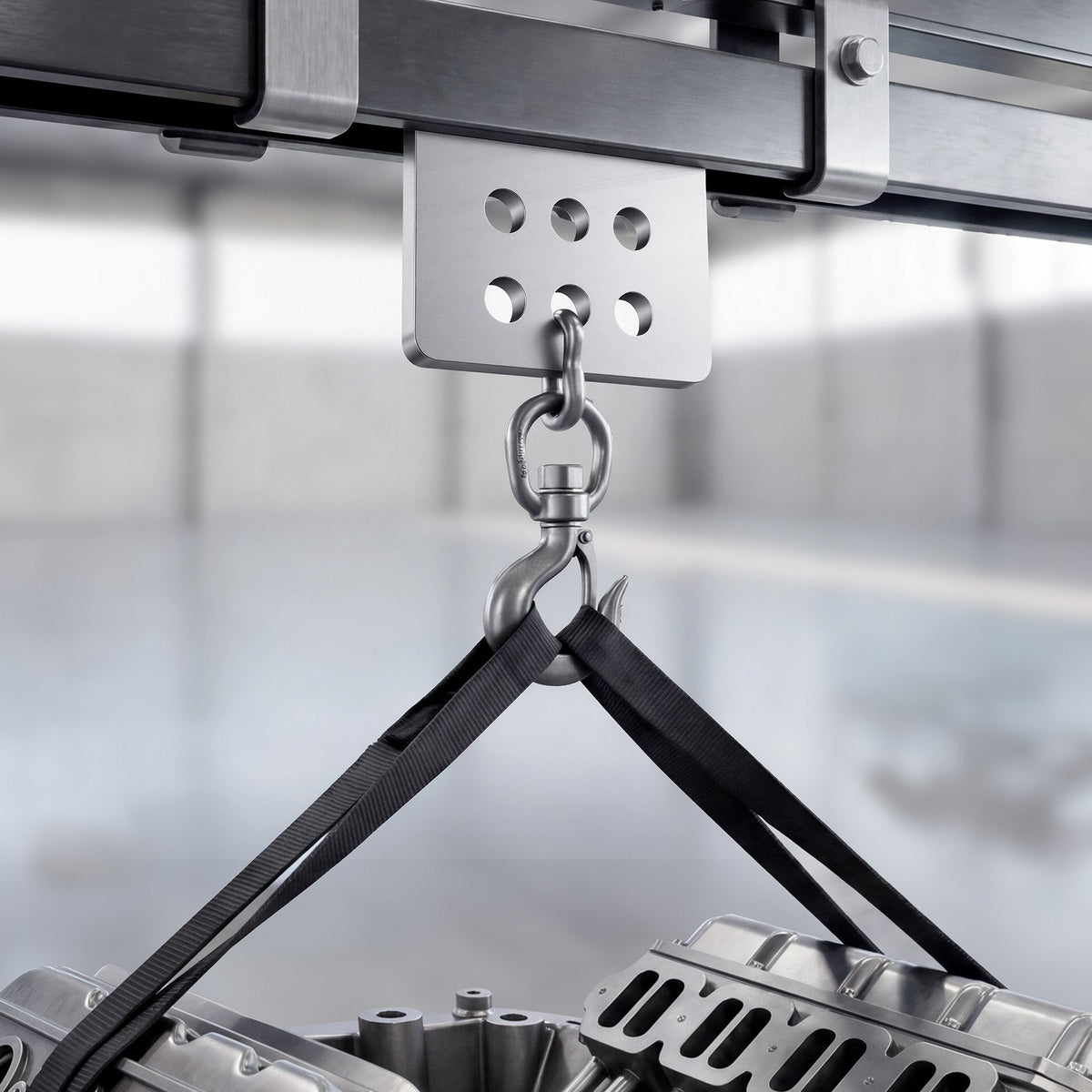 8 Wheel Trolley Assembly Rollers, 4 Pcs 1361 kg Load, Dual Bearing Trolley Assembly for 1-5/8" Wide and All 1-5/8" or Taller Strut Channel, Heavy Duty Sliding Track System for Warehouse Garage
