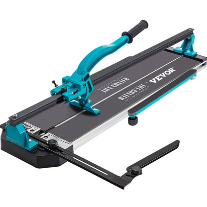 24-inch Tile Cutter with Laser Guide, Single Rail & Dual Brackets, 6-15mm Thick