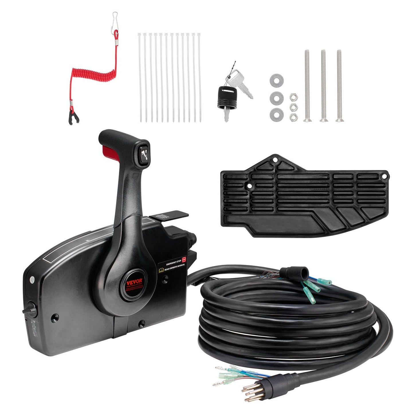 Boat Throttle Control for Mercury PT, Side-Mounted Remote with 5m Harness