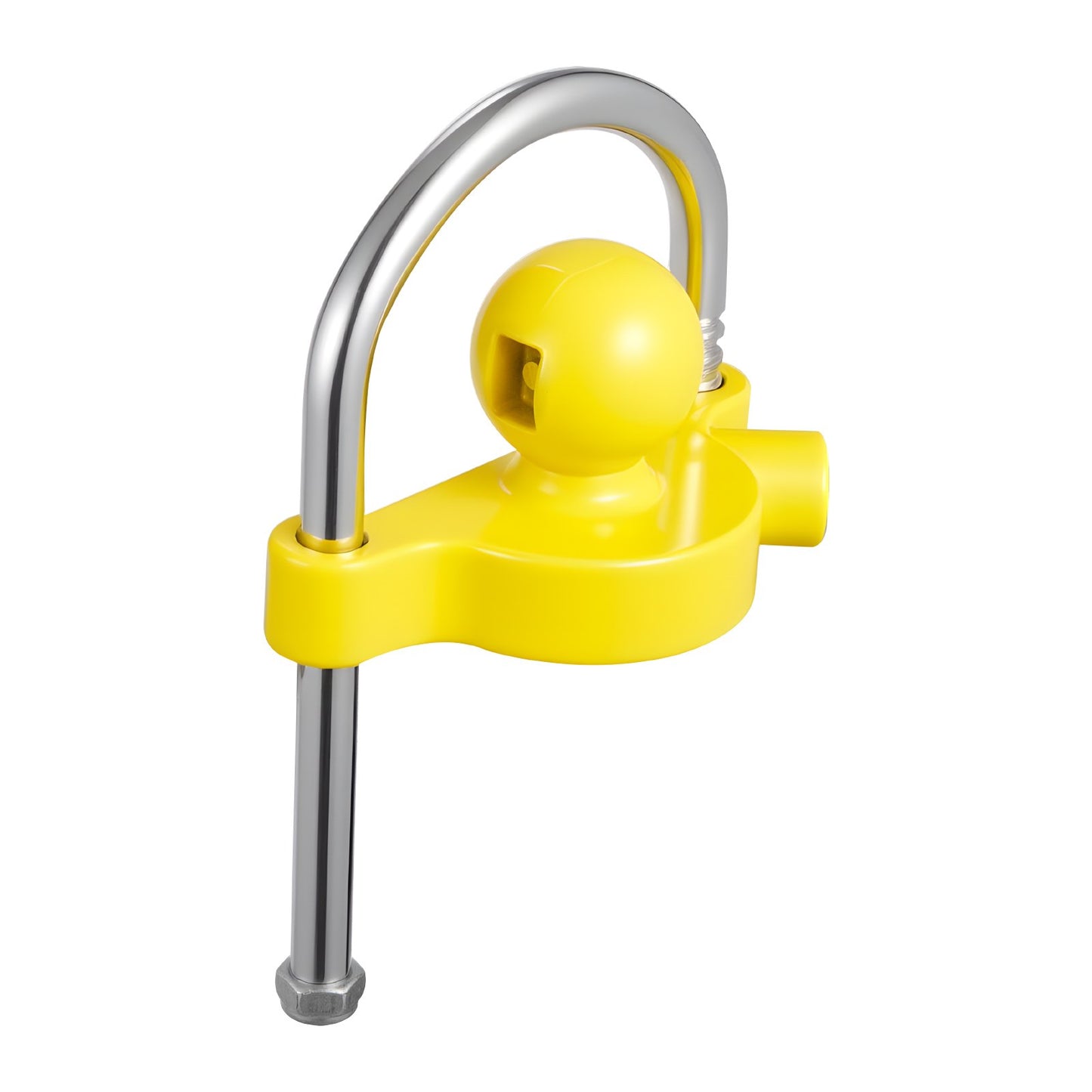 Trailer Hitch Lock Kit, Fits for 46 mm, 50.8 mm, 58.7 mm Couplers, Heavy-Duty Anti-Theft Trailer Ball Lock with Keys, Prying-Resistant, Adjustable Height Design for RVs, Boats, Trailers