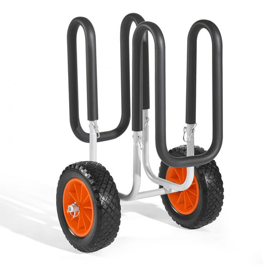 Kayak Cart 68.0 kg Stand Up Paddle Board Trolley with 25.4 cm Rubber Tires