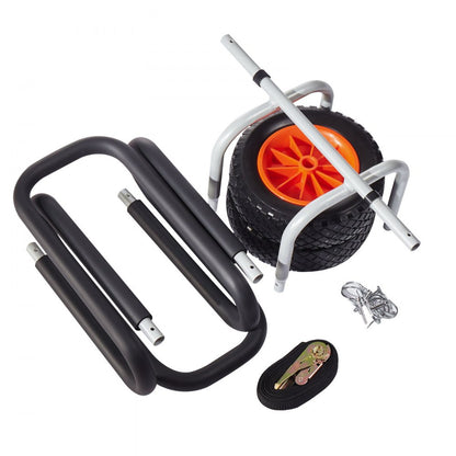 Kayak Cart 68.0 kg Stand Up Paddle Board Trolley with 25.4 cm Rubber Tires