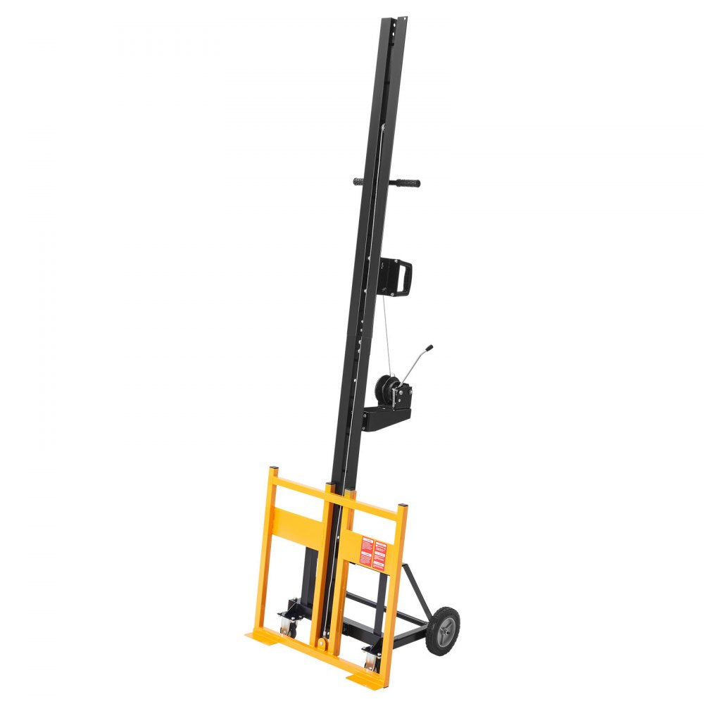 Drywall Lift 68 kg Sheetrock Hoist for Wall Easy Transport Yellow