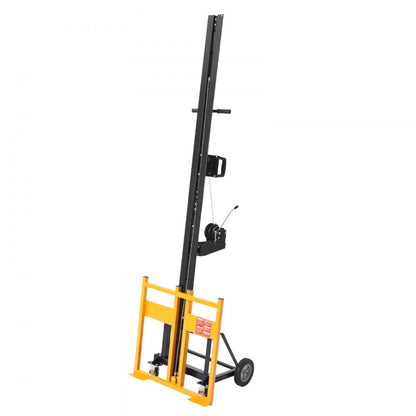 Drywall Lift 68 kg Sheetrock Hoist for Wall Easy Transport Yellow