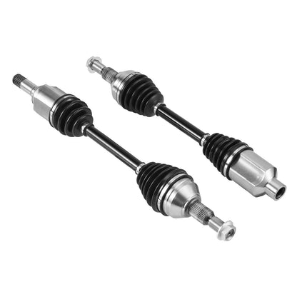 CV Axle Shaft Assembly, 2 Pieces Front Left & Right (Driver and Passenger Side), Automotive Replacement Joint Axles Pair Compatible with 2009-2017 Chevrolet Traverse, Alloy Steel & Carbon Steel