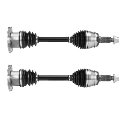 CV Axle Shaft Assembly, 2 Pieces Front Left & Right (Driver and Passenger Side), Automotive Replacement CV Axles Pair Compatible with 2007-2020 Cadillac Escalade, Alloy Steel & Carbon Steel
