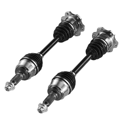 CV Axle Shaft Assembly, 2 Pieces Front Left & Right (Driver and Passenger Side), Automotive Replacement CV Axles Pair Compatible with 2007-2020 Cadillac Escalade, Alloy Steel & Carbon Steel