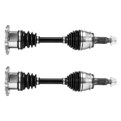 CV Axle Shaft Assembly, 2 Pieces Front Left & Right (Driver and Passenger Side), Automotive Replacement Axles Pair Compatible with 1999-2006 Chevrolet Silverado 1500, Alloy Steel & Carbon Steel