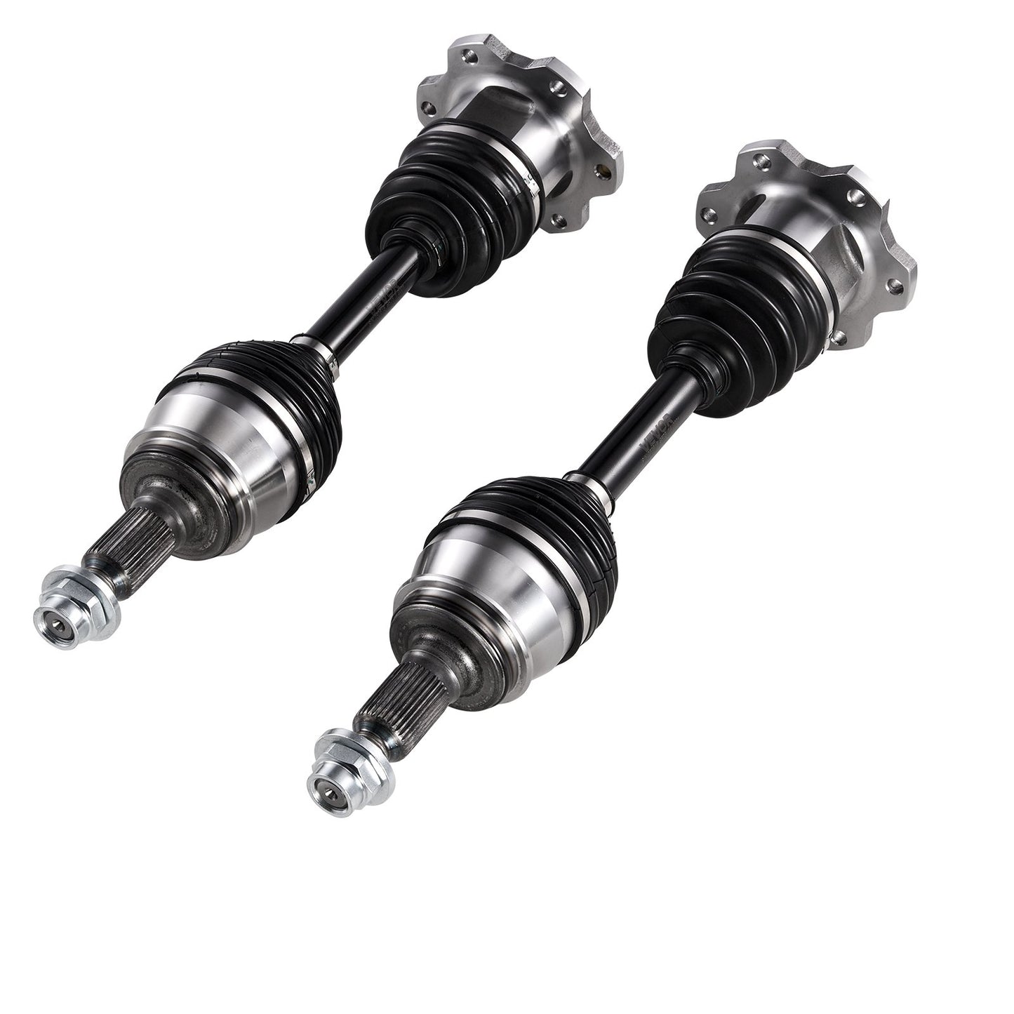 CV Axle Shaft Assembly, 2 Pieces Front Left & Right (Driver and Passenger Side), Automotive Replacement Axles Pair Compatible with 1999-2006 Chevrolet Silverado 1500, Alloy Steel & Carbon Steel