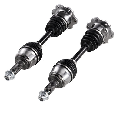 CV Axle Shaft Assembly, 2 Pieces Front Left & Right (Driver and Passenger Side), Automotive Replacement Axles Pair Compatible with 1999-2006 Chevrolet Silverado 1500, Alloy Steel & Carbon Steel