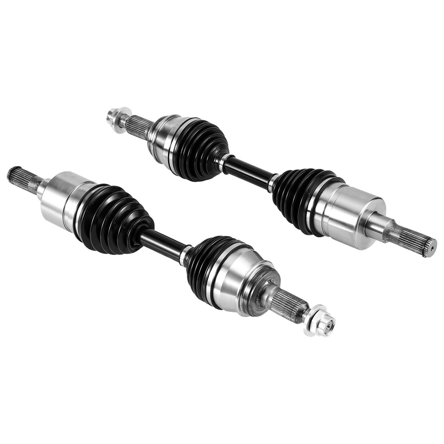 CV Axle Shaft Assembly, 2 Pieces Front Left & Right Side (Driver and Passenger Side), Automotive Replacement CV Joint Axles Pair Compatible with 2006-2010 Hummer H3, Alloy Steel & Carbon Steel
