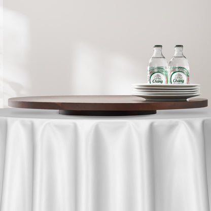 VEVOR Wood Lazy Susan Turntable Dining Table Centerpiece 61 cm Rotating Tray