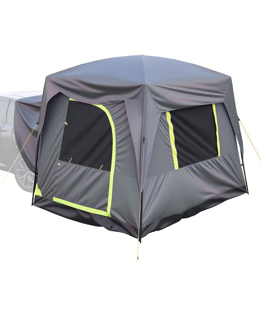 VEVOR SUV Camping Tent Outdoor SUV Tent with Rainfly Waterproof for 5-8 Person， 8.2 x 10.1 x 7.5 ft