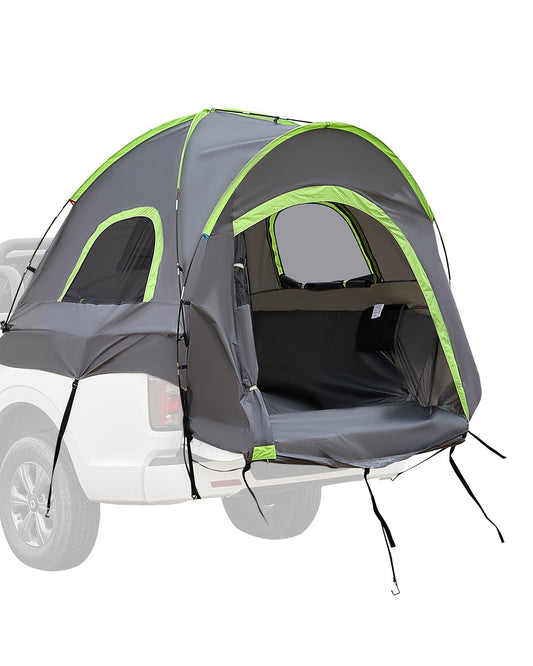 VEVOR Truck Tent 5.5-6.0ft Waterproof PU2000 Truck Bed Camping Tent 2-3 Person