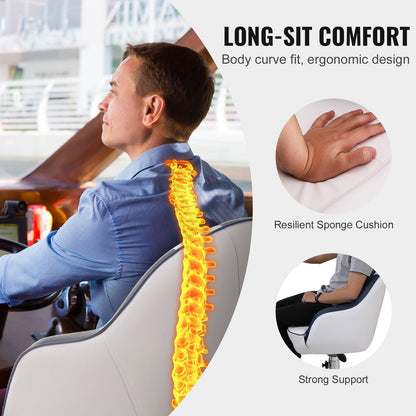 VEVOR Captain Bucket Seat, Pontoon Boat Seat with Thickened Sponge Padding, Boat