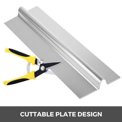 200 Aluminum Radiant Heat Transfer Plates for PEX Tubing, 0.6m Length
